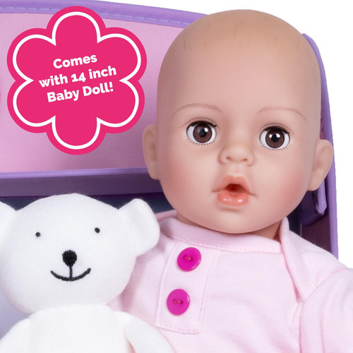 Juego De Muñecas De Bebé Con Cambiador Y Accesorios