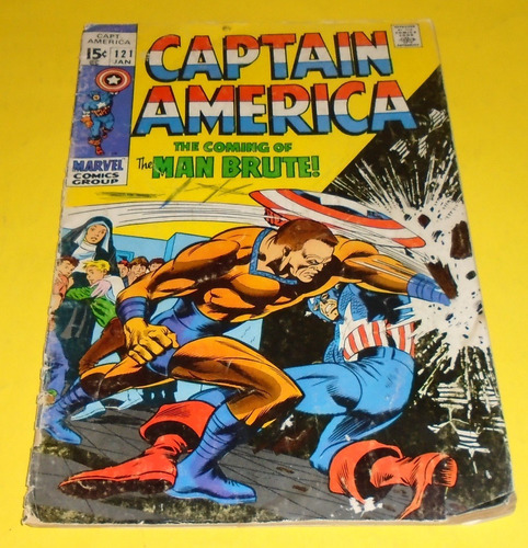 Ccc21 Marvel Comics Captain America #121 Año 1969 Stan Lee