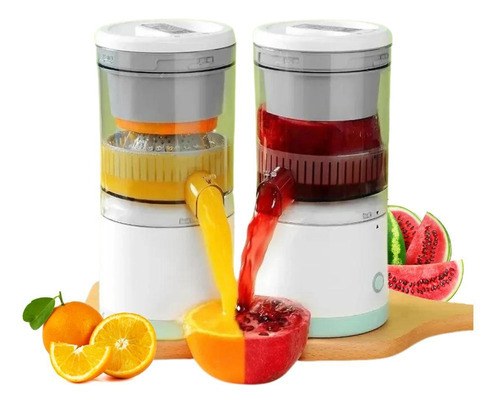 Espremedor Laranja Frutas Sucos Portátil Automático Elétrico