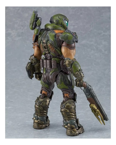 Figura Doom Eternal, Doom Slayer, Articulada Accesorios