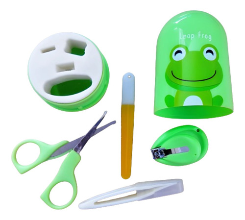 Kit De Manicure Para Bebé 4 Piezas (verde)