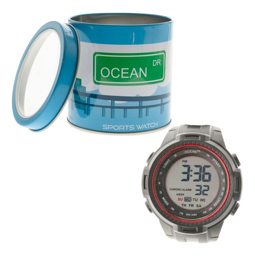 Imagen 3 de 6 de Reloj Hombre Digital Sumergible Ocean Dr. Deportivo Dig101