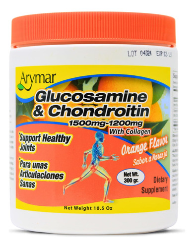 Arymar Glucosamina Quot; Condroitina 1500mg-1200mg 10ucz