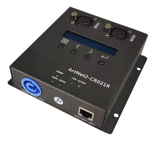 Interfaz De Controlador De Iluminación Ethernet Artnet Dmx 5