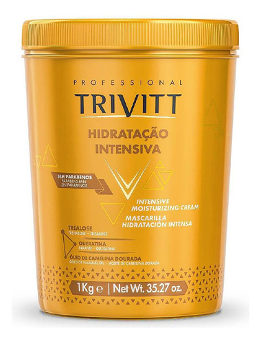 Trivitt 2 Hidratação Intensiva 1kg + Shampoo Pós Quimica 1lt