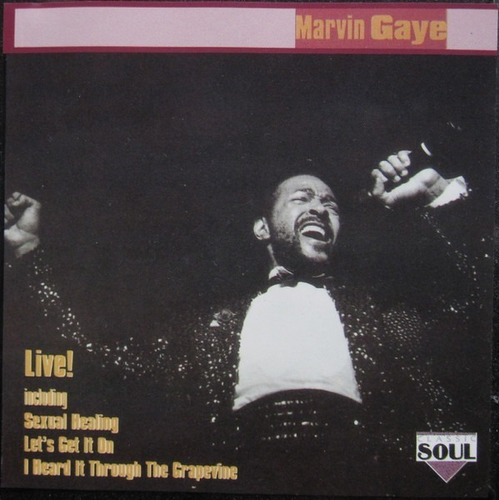 Marvin Gaye Live Cd Usado Obi Musicovinyl