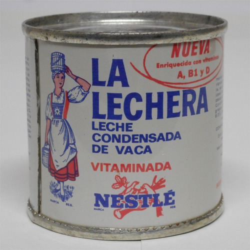 Mini Lata La Lechera Nestle Antigua De Colección 70´s / D-3 (Usado)
