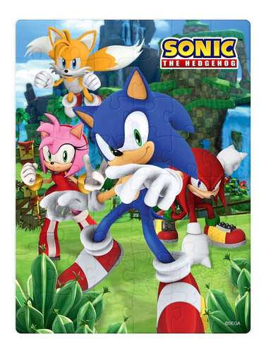 Rompecabezas 3d Novelty Corp Jca-3485 Sonic 48 Pzas