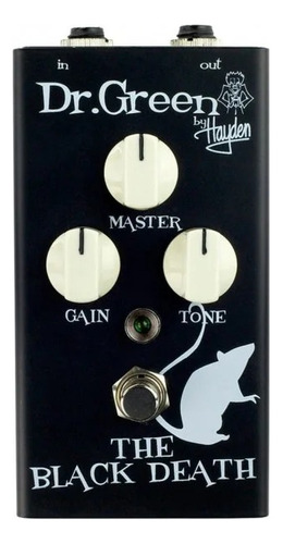 Pedal Para Guitarra Dr Green The Black Death - Overdrive 6pa