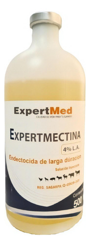 Ivermectina Para Bovinos Expertmectina 4% 500ml 