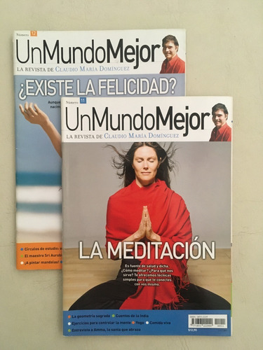 Set 2 Revistas Un Mundo Mejor Claudio María Domínguez 