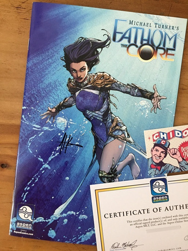 Comic - Fathom The Core Michael Turner #1 Firmada Alex Konat