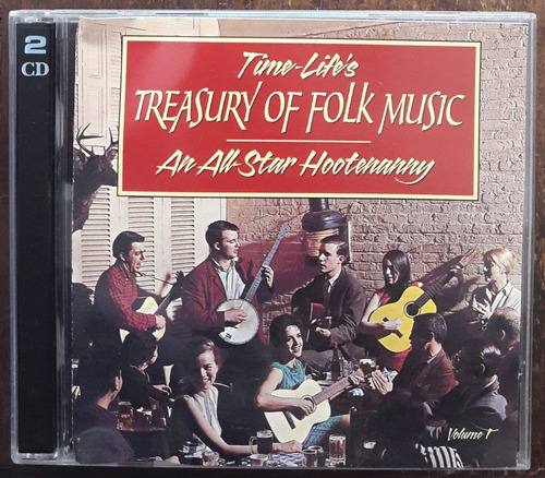 2x Cd (vg+) Time-life Treasury Of Folk Music Ed Us Importado