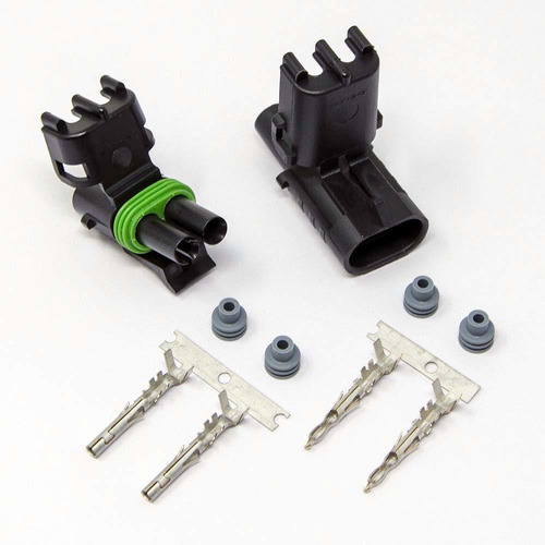 Kit Terminal Delphi Packard 2 Pine Prueba Agua Para Cabl Awg