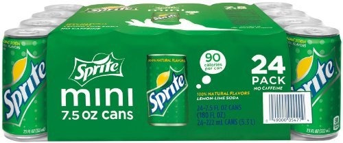 Sprite Mini-cans, 7.5 Fl Oz (paquete De 24).