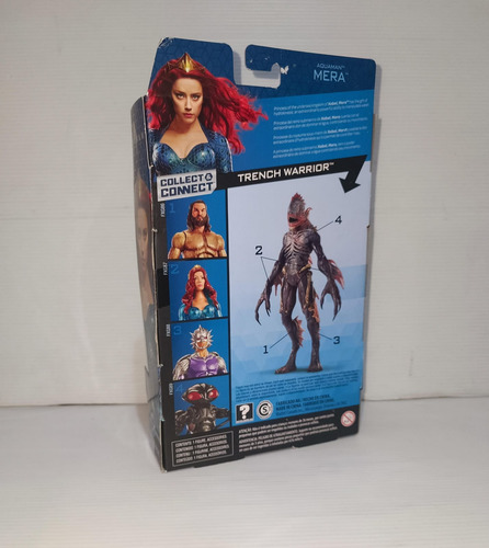 Dc Multiverse Mattel Mera Baf Trench Warrior En Caja (Usado)