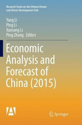 Libro Economic Analysis And Forecast Of China (2015) - Ya...