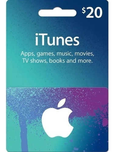 Tarjeta Apple Itunes 20 Dólares Usa - Código Original