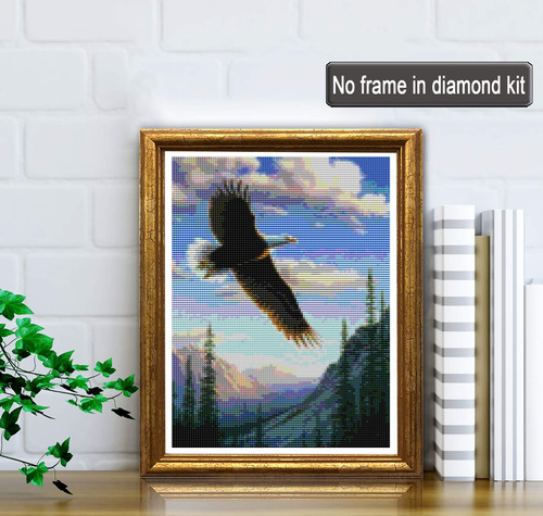 Kits Pintura Diamante 5d Para Adulto Aguila Diy Art