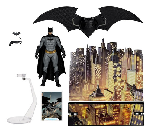 Batman( Con Planeador)the Thirteen Hour -dc-mc Farlane Toys (Usado)
