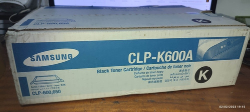 Toner Samsung Clp K600a Original Clp 600 650 Ultimo