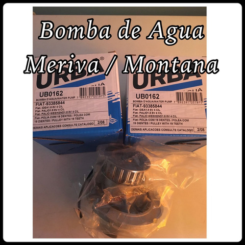 Bomba De Agua Meriva/montana