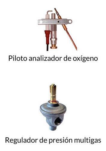 Imagen 3 de 4 de Calefactor Longvie Eca3s Convector Multigas 3200kc 12cts