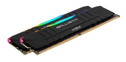 Memória RAM Ballistix black 16GB 2 Crucial BL2K8G32C16U4BL