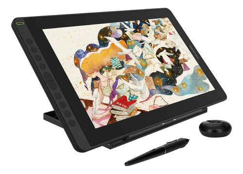 Tablet De Desenho Gráfico Huion Kamvas 16 2021 Com 10 De Des