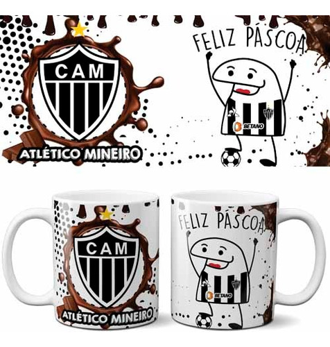 Pacote 20 Artes Canecas Flork Páscoa Times Estampas Mockups
