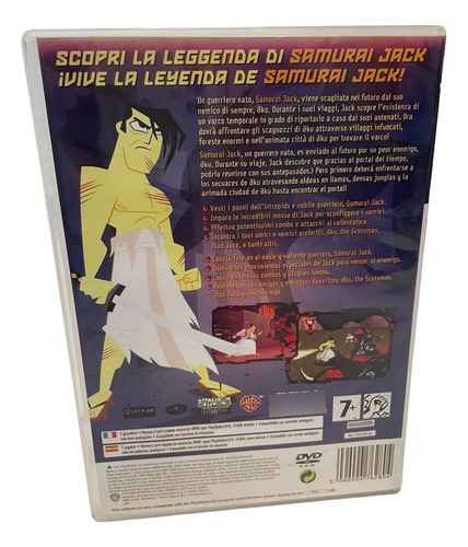 Samurai Jack The Shadow Of Aku Play 2 Com Capa E Pôster Ps2