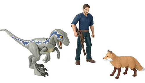 Jurassic World Dominion Owen Y Velociraptor Beta @@ (Usado)