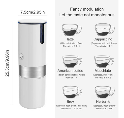 Máquina De Café Espresso Portátil Usb Para Viajes Pequeños