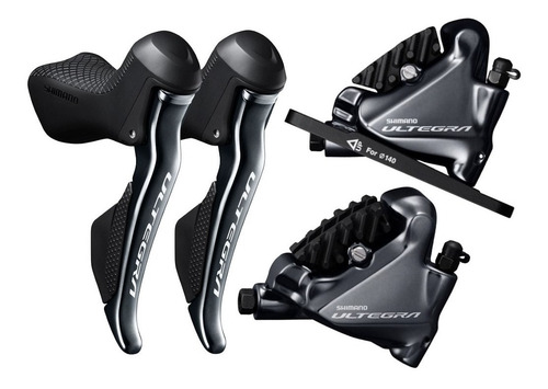 Imagen 4 de 5 de Grupo Shimano Ultegra Di2 Electrónico Freno De Disco Upgrade