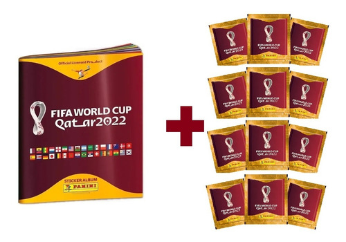 Album Pasta Blanda Panini Mundial Qatar 2022  + 12 Sobres