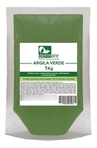 Argila Verde 1kg - Dermare 