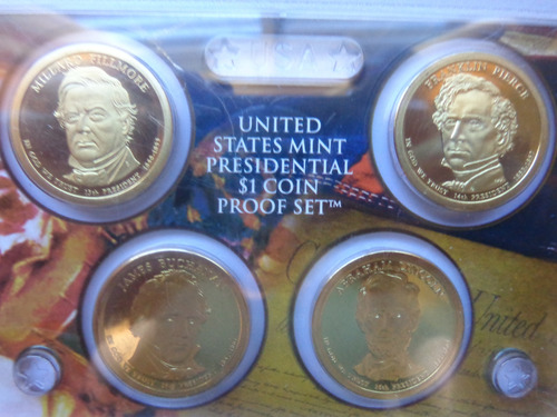 Usa Colección Dólar De Los Presidentes 2007-08-09-10 Proof. (Usado)