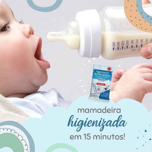 Higienizador Objeto Para Bebês - 6 Cartelas Com 20 Pastilhas Cor Branco
