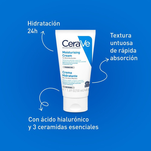Crema Cerave Hidratante 50 Ml