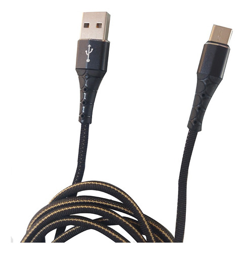 Cable De Datos Usb A Tipo C - Carga Rápida 6a - Negro