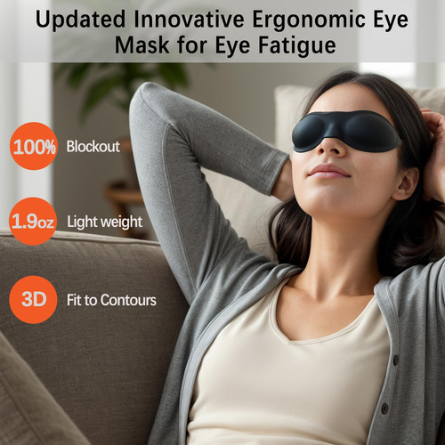 Óculos De Câmara De Umidade Vowleike Soft Silicone Sleep Gog