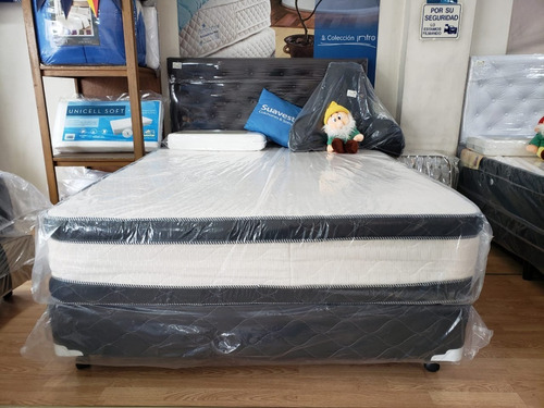 Colchón Doble Ultrapillow Alta Densidad 190x140x30 Celestial