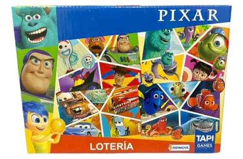  Juego De Mesa Lotería Pixar Monster Inc Y Frozen 