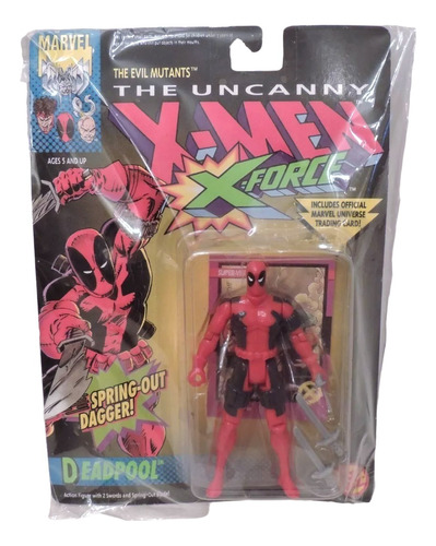 Marvel X-men Figura Vintage De Dead Pool Original De 1992!