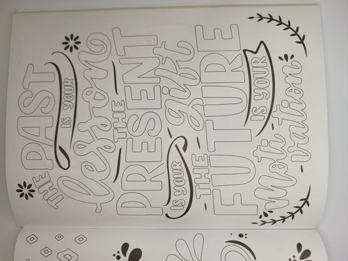 Libro Para Colorear Lettering 64 Diseños