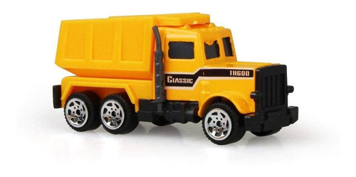 Kit 6 Tratores E Caminhões De Construção Die Cast Metal
