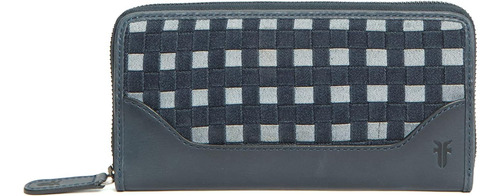 Cartera Vaquera Con Cremallera Frye Melissa, Azul Marino