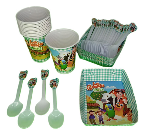 Kit Decoracion Infantil Granja Zenon 12niños Leer Descripcio