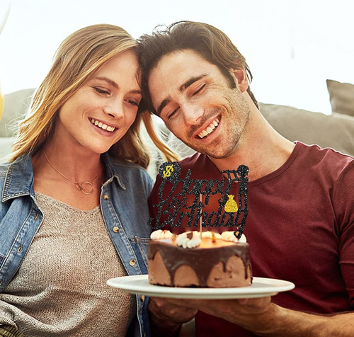 Decoración Para Tartas De Cumpleaños Con Temática De Dinero,