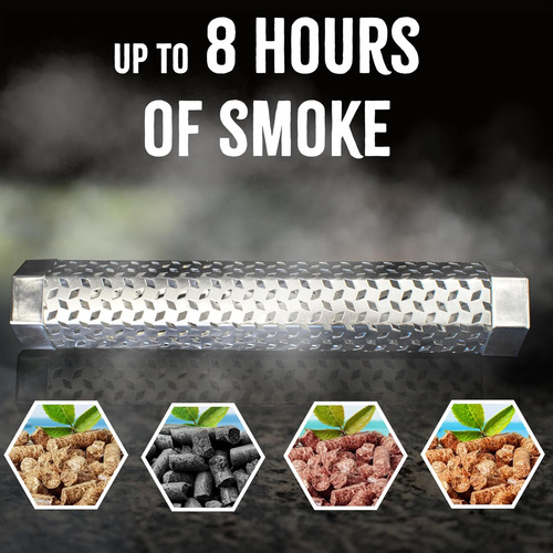 Kona Best Pellet Smoker Tube - Diseñado Para Quemar Humo Lim